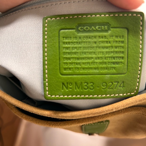Coach Y2K Suede Crossbody Vintage - Picture 4 of 15